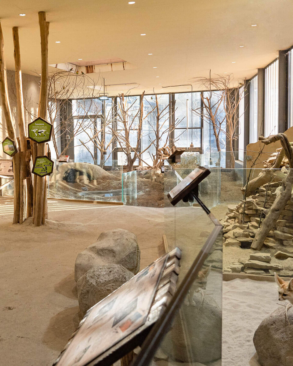 Savannenhaus Zooareal